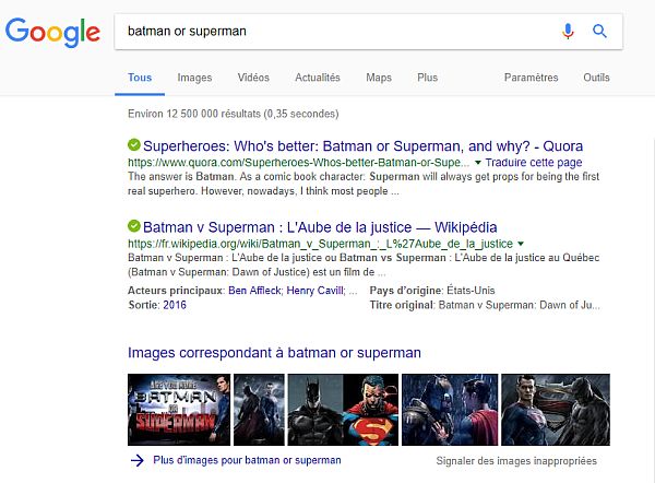 comment faire une recherche multiple sur google