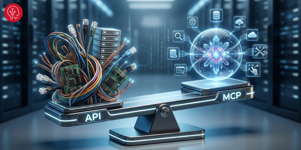 En-tête de blog SD (format de partage RS) (76) MCP ou API : quel protocole choisir pour l'IA ?
