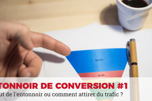 le haut de l'entonnoir de conversion