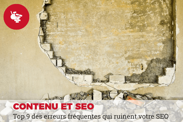 erreurs SEO à éviter