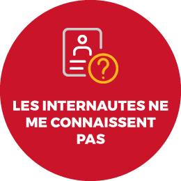Les internautes ne me connaissent pas