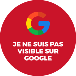 je ne suis pas visible sur google