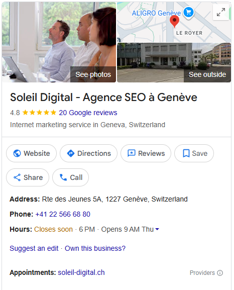 référencement local